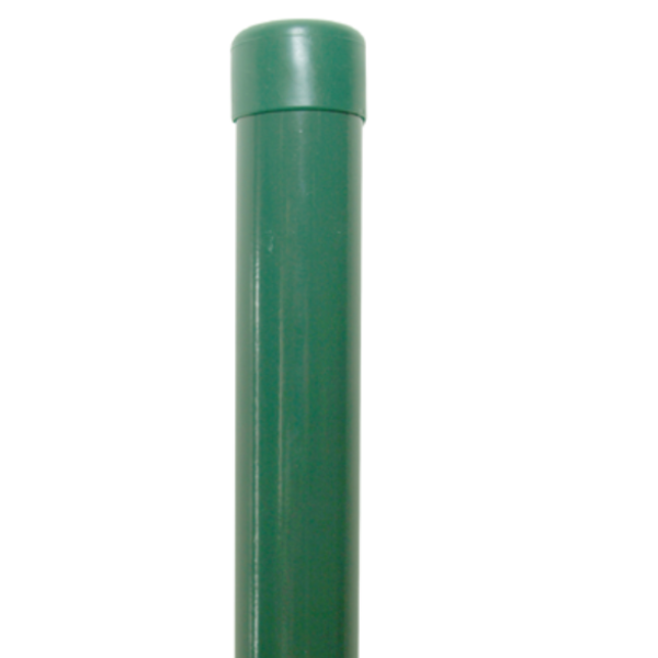 Apaļš žoga stabs 48 mm. Krāsa: Zaļš